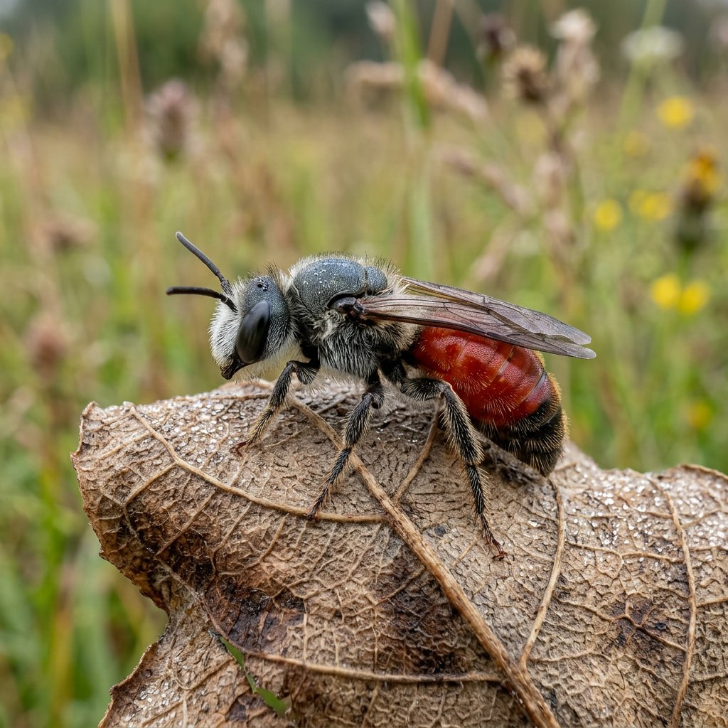 Sphecodes White-Lipped Blood Bee (Sphecodes Albilabris): Facts, Identification ...