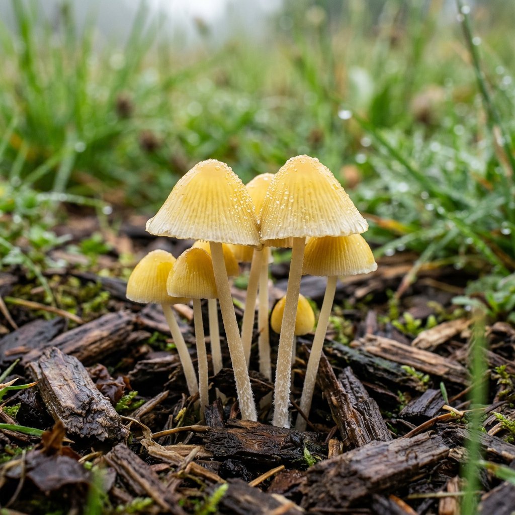 Yellow Fieldcap Bolbitius Titubans Identification Edibility Plantiary