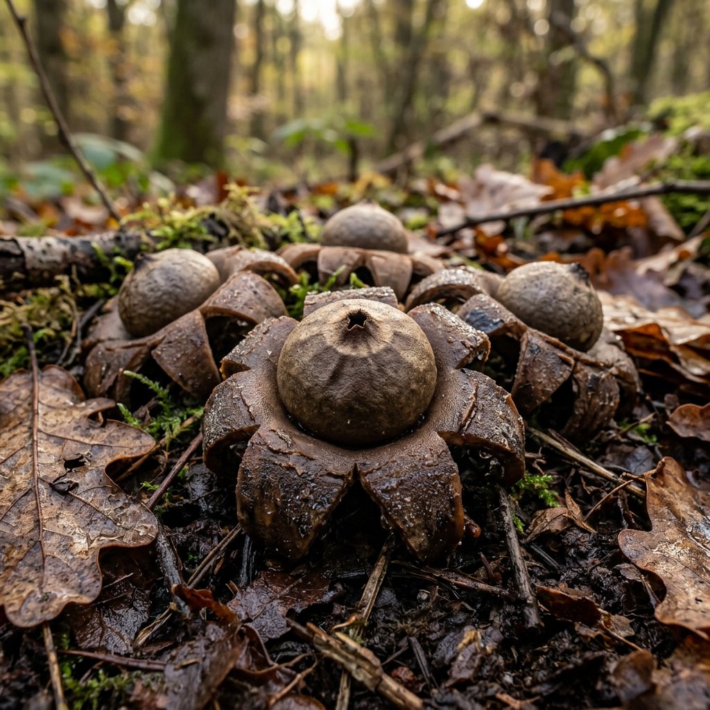 Geastrum Melanocephalum