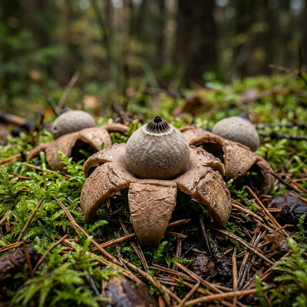 Geastrum Quadrifidum