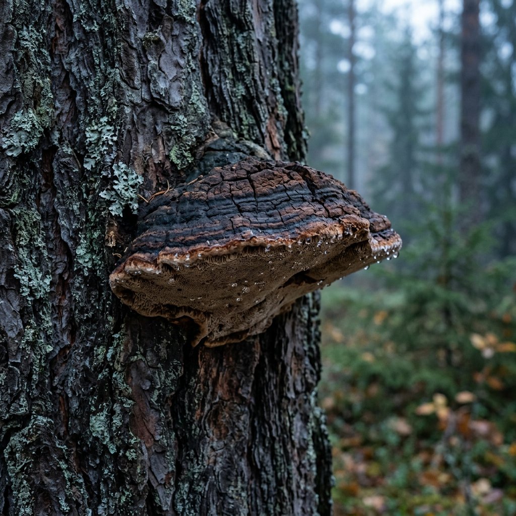 Phellinus Toasted Pine Bracket (Phellinus Pini) Identification & Edibility - Plantiary